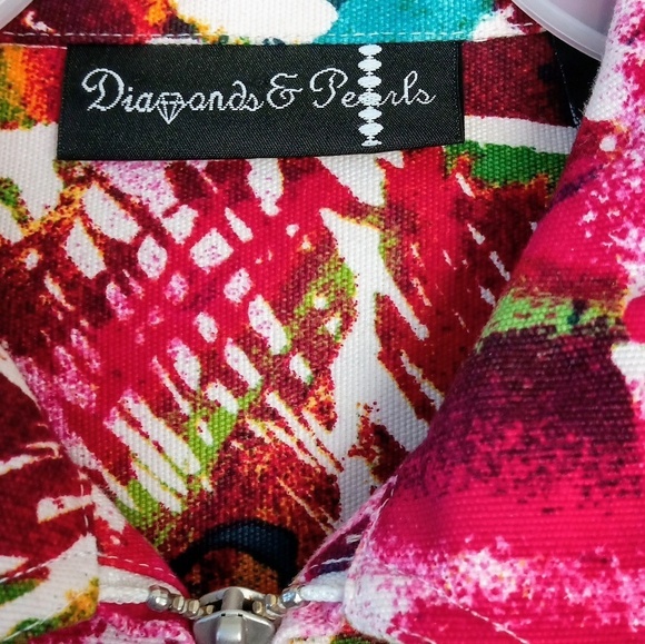DIAMONDS & PEARLS Colorful Jacket - Picture 4 of 6